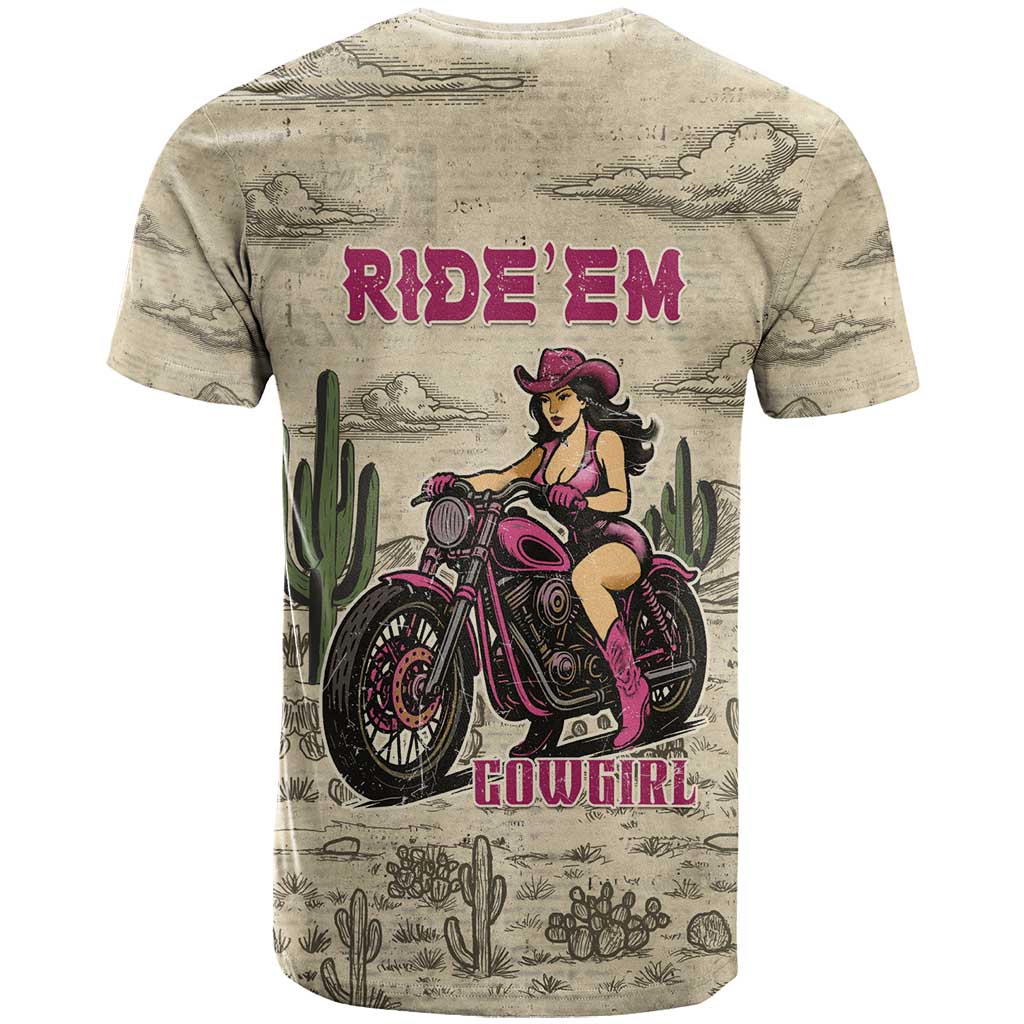 Cowgirl T Shirt Running Wild Ride Or Die