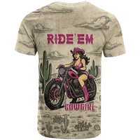 Cowgirl T Shirt Running Wild Ride Or Die