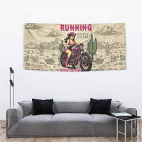 Cowgirl Tapestry Running Wild Ride Or Die