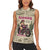 Cowgirl Women Sleeveless Polo Shirt Running Wild Ride Or Die