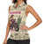 Cowgirl Women Sleeveless Polo Shirt Running Wild Ride Or Die