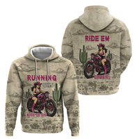 Cowgirl Zip Hoodie Running Wild Ride Or Die
