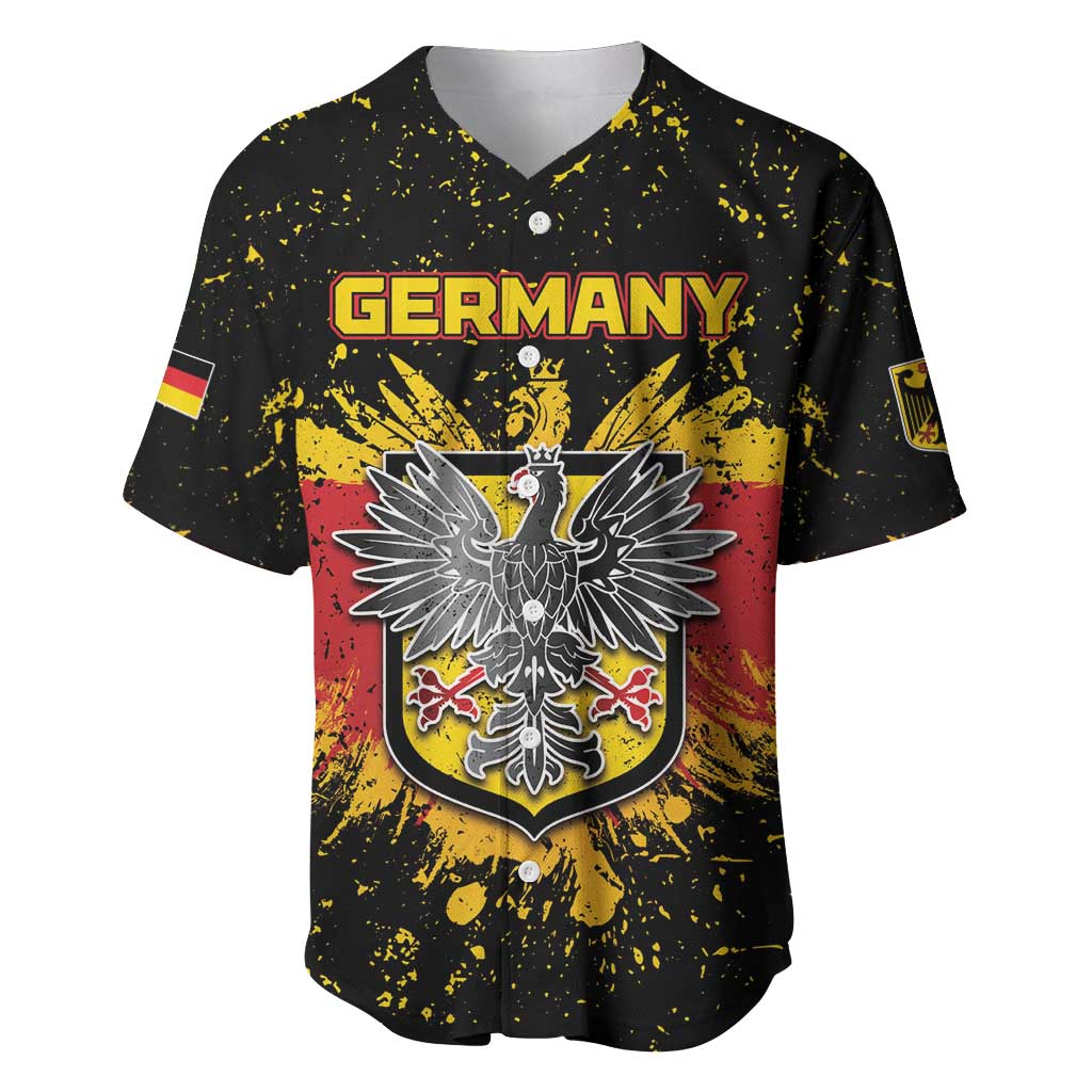 Personalized Germany Baseball Jersey Bundeswappen Art Symbol - Wonder Print Shop