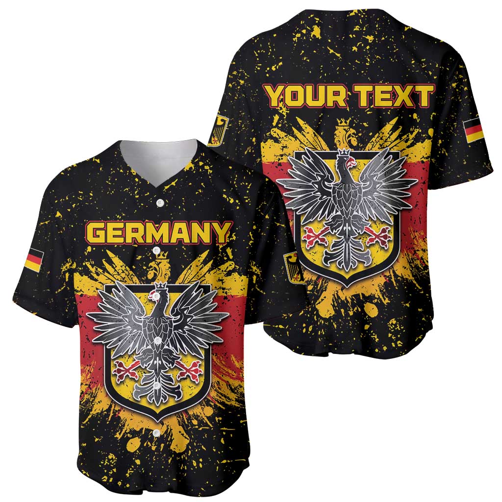 Personalized Germany Baseball Jersey Bundeswappen Art Symbol - Wonder Print Shop