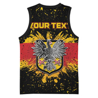 Personalized Germany Basketball Jersey Bundeswappen Art Symbol - Wonder Print Shop