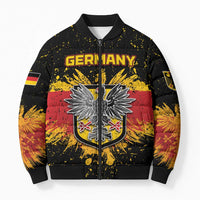 Personalized Germany Bomber Puffer Jacket Bundeswappen Art Symbol - Wonder Print Shop