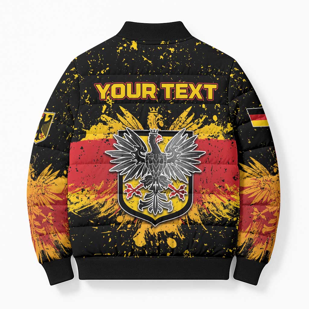 Personalized Germany Bomber Puffer Jacket Bundeswappen Art Symbol - Wonder Print Shop