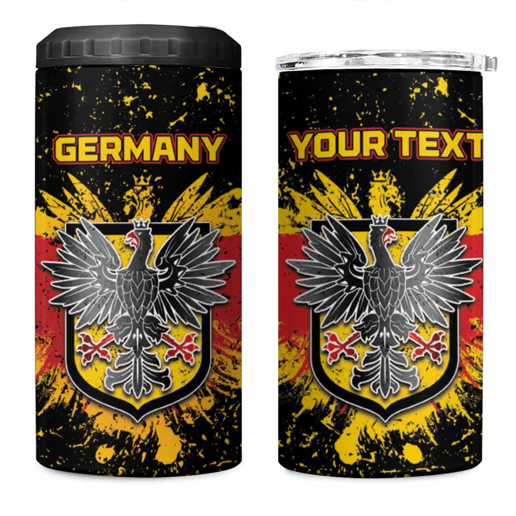 Personalized Germany 4 in 1 Can Cooler Tumbler Bundeswappen Art Symbol - Wonder Print Shop