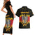 Personalized Germany Couples Matching Short Sleeve Bodycon Dress and Hawaiian Shirt Bundeswappen Art Symbol - Wonder Print Shop