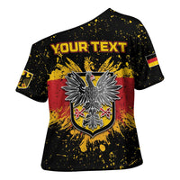 Personalized Germany Cross Shoulder Shirt Bundeswappen Art Symbol - Wonder Print Shop