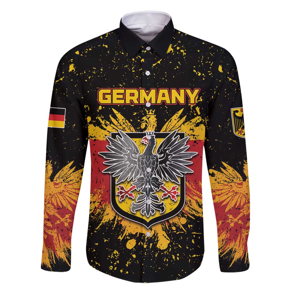 Personalized Germany Family Matching Puletasi and Hawaiian Shirt Bundeswappen Art Symbol - Wonder Print Shop