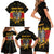 Personalized Germany Family Matching Short Sleeve Bodycon Dress and Hawaiian Shirt Bundeswappen Art Symbol - Wonder Print Shop