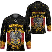Personalized Germany Hockey Jersey Bundeswappen Art Symbol - Wonder Print Shop