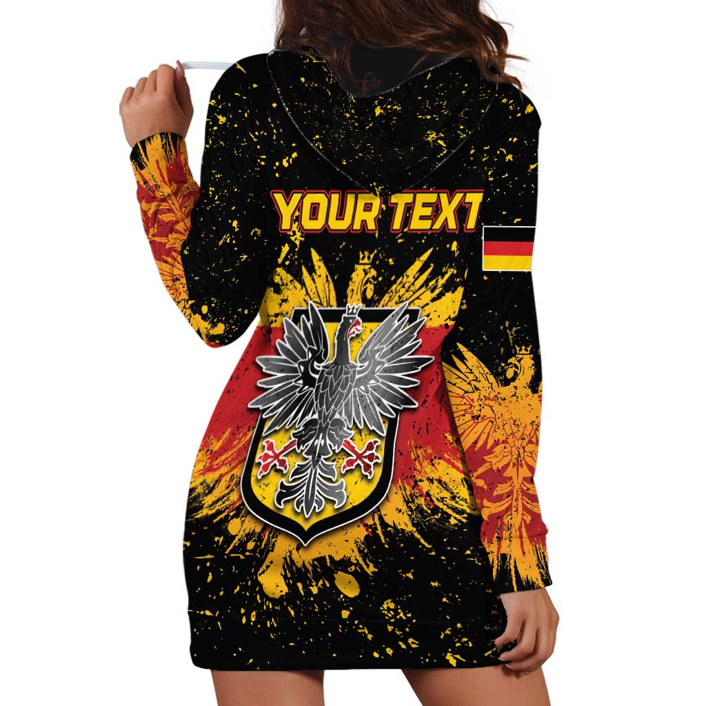 Personalized Germany Hoodie Dress Bundeswappen Art Symbol - Wonder Print Shop