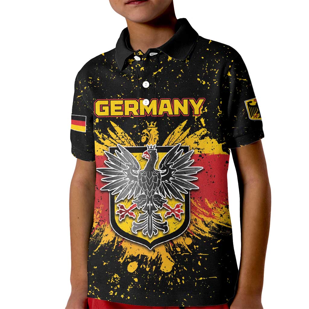 Personalized Germany Kid Polo Shirt Bundeswappen Art Symbol - Wonder Print Shop