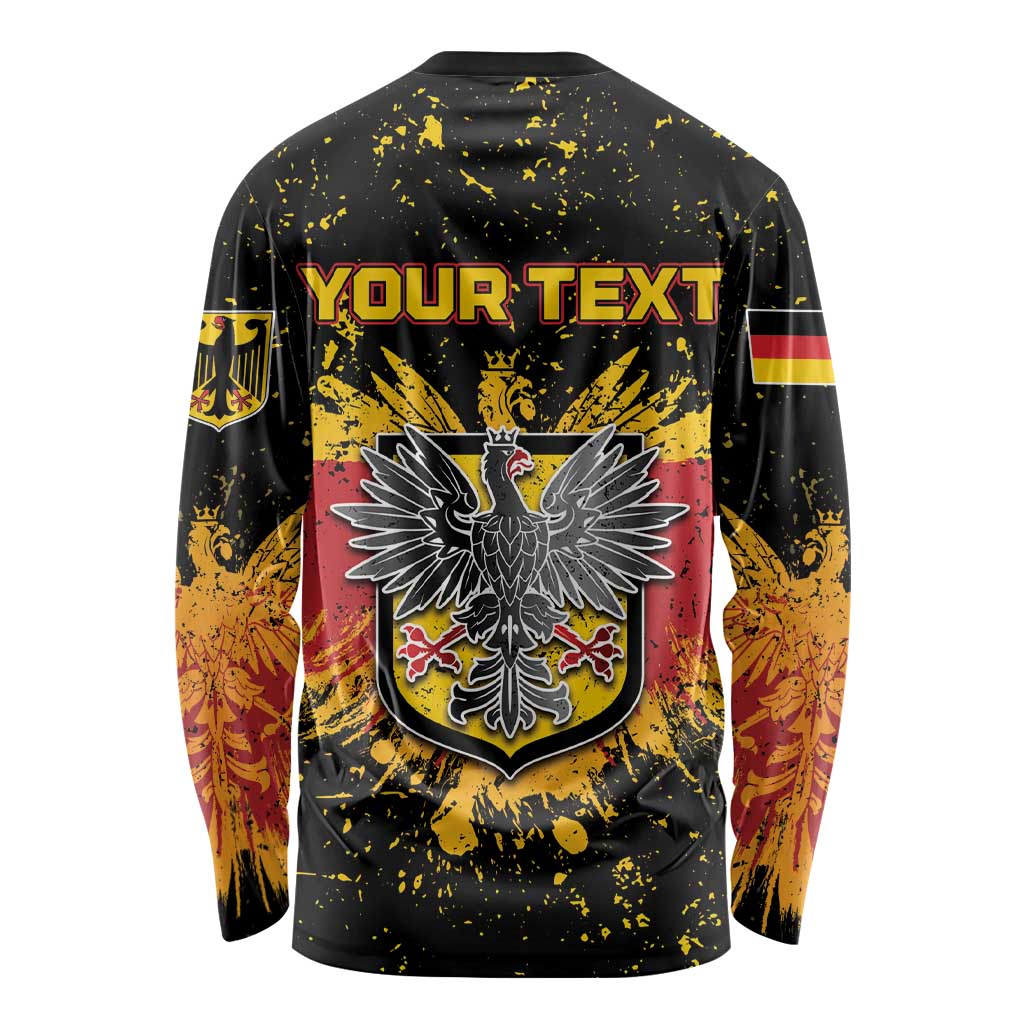 Personalized Germany Long Sleeve Shirt Bundeswappen Art Symbol - Wonder Print Shop