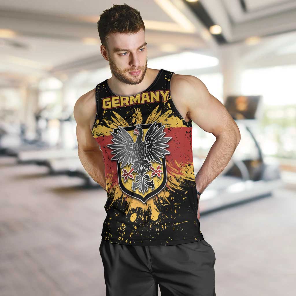 Personalized Germany Men Tank Top Bundeswappen Art Symbol - Wonder Print Shop