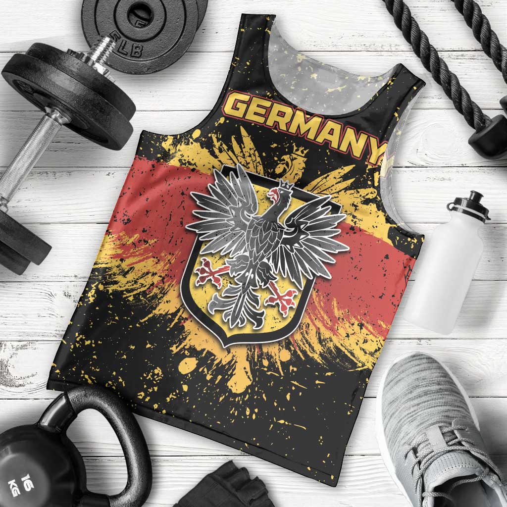 Personalized Germany Men Tank Top Bundeswappen Art Symbol - Wonder Print Shop