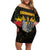 Personalized Germany Off Shoulder Short Dress Bundeswappen Art Symbol - Wonder Print Shop