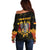 Personalized Germany Off Shoulder Sweater Bundeswappen Art Symbol - Wonder Print Shop