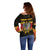 Personalized Germany Off Shoulder Sweater Bundeswappen Art Symbol - Wonder Print Shop