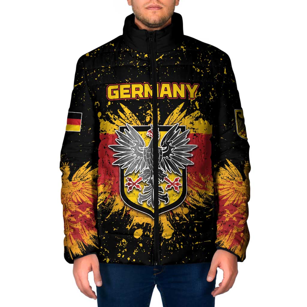 Personalized Germany Padded Jacket Bundeswappen Art Symbol - Wonder Print Shop