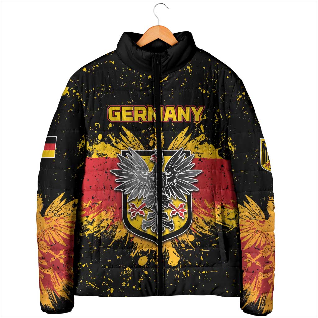 Personalized Germany Padded Jacket Bundeswappen Art Symbol - Wonder Print Shop