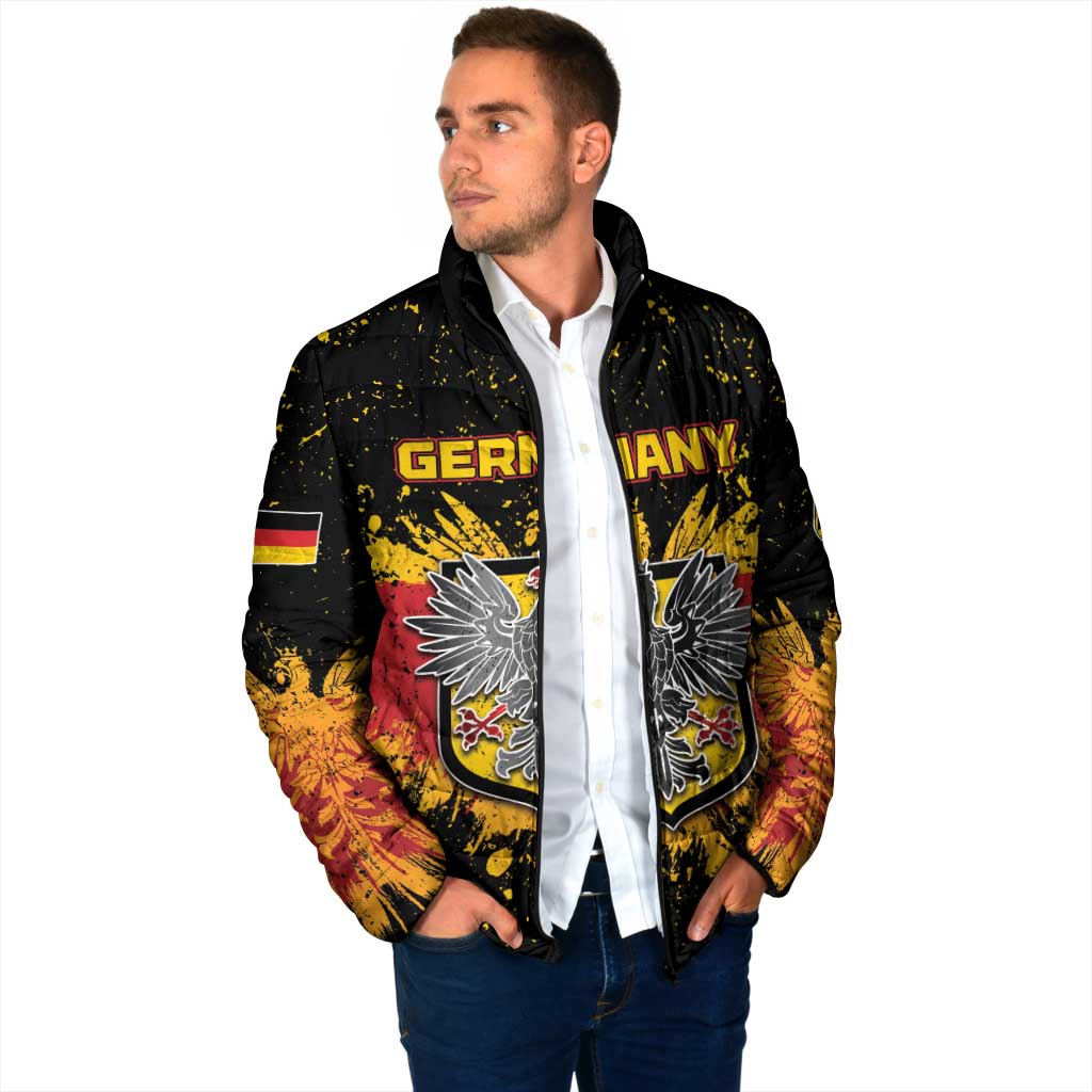 Personalized Germany Padded Jacket Bundeswappen Art Symbol - Wonder Print Shop