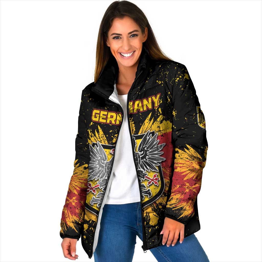 Personalized Germany Padded Jacket Bundeswappen Art Symbol - Wonder Print Shop
