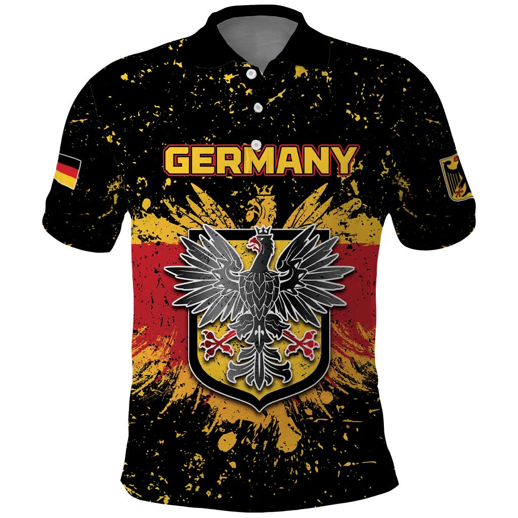 Personalized Germany Polo Shirt Bundeswappen Art Symbol - Wonder Print Shop