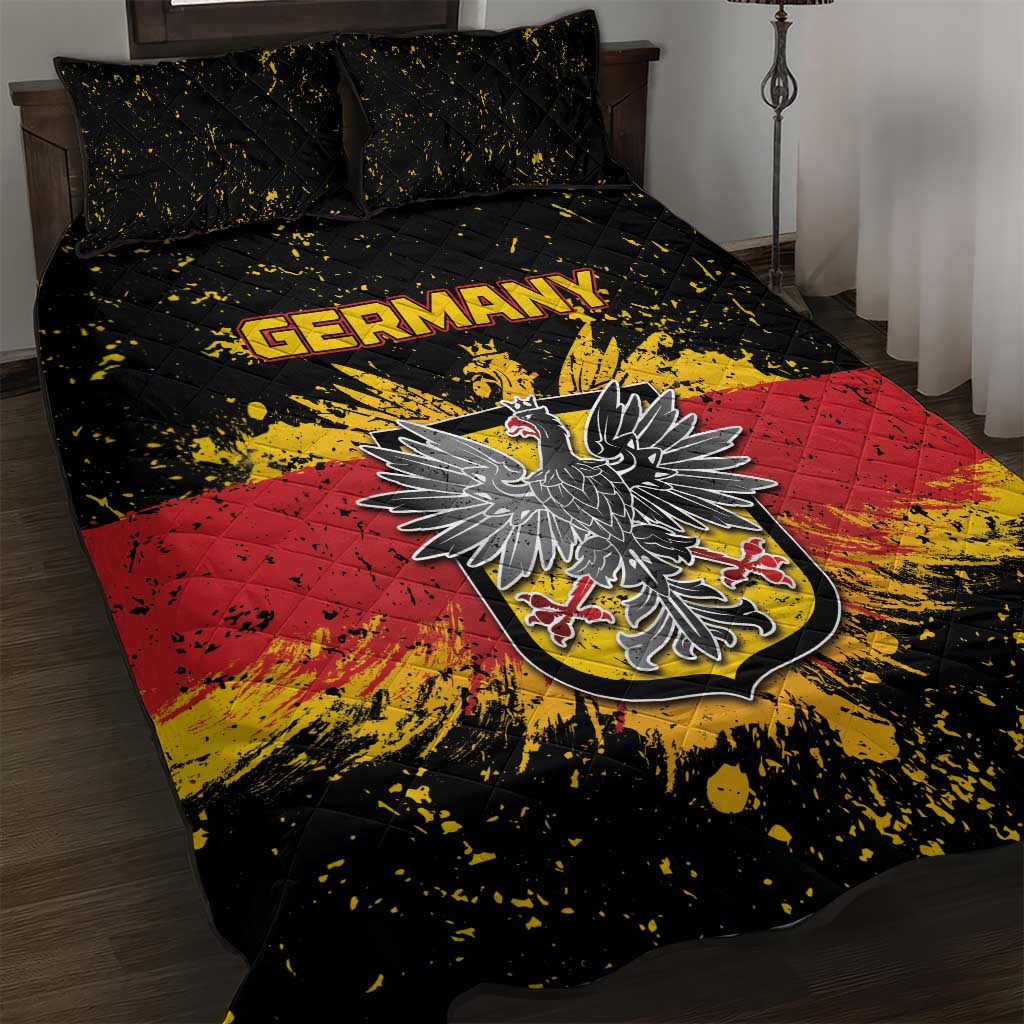 Germany Quilt Bed Set Bundeswappen Art Symbol - Wonder Print Shop
