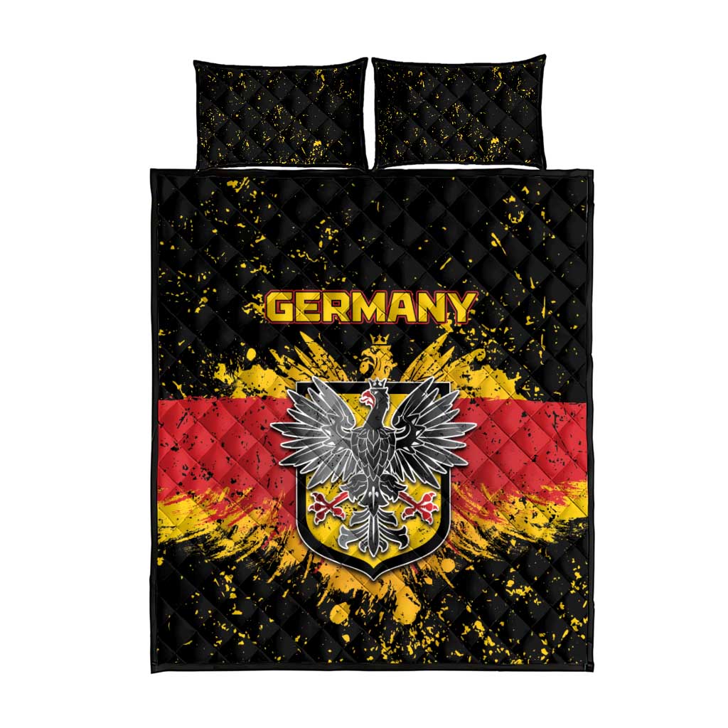 Germany Quilt Bed Set Bundeswappen Art Symbol - Wonder Print Shop