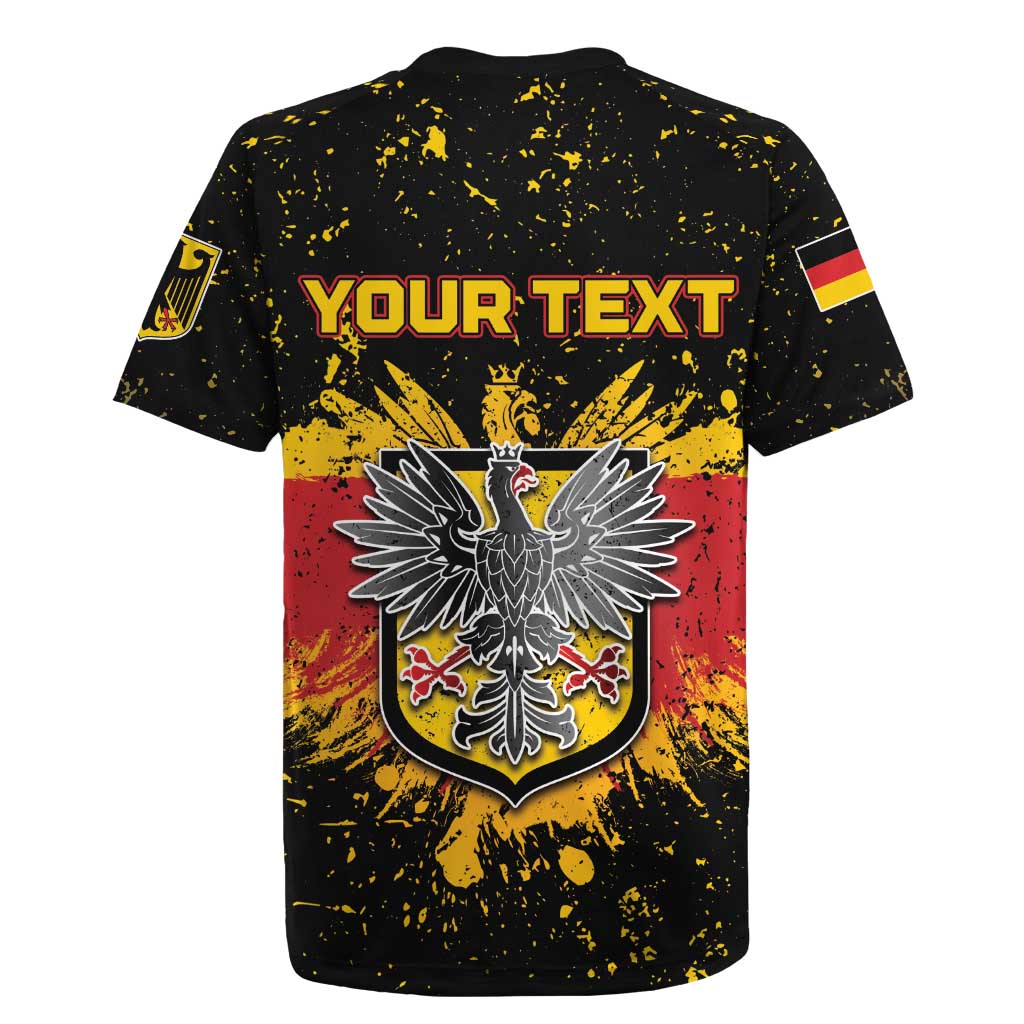 Personalized Germany Rugby Jersey Bundeswappen Art Symbol - Wonder Print Shop
