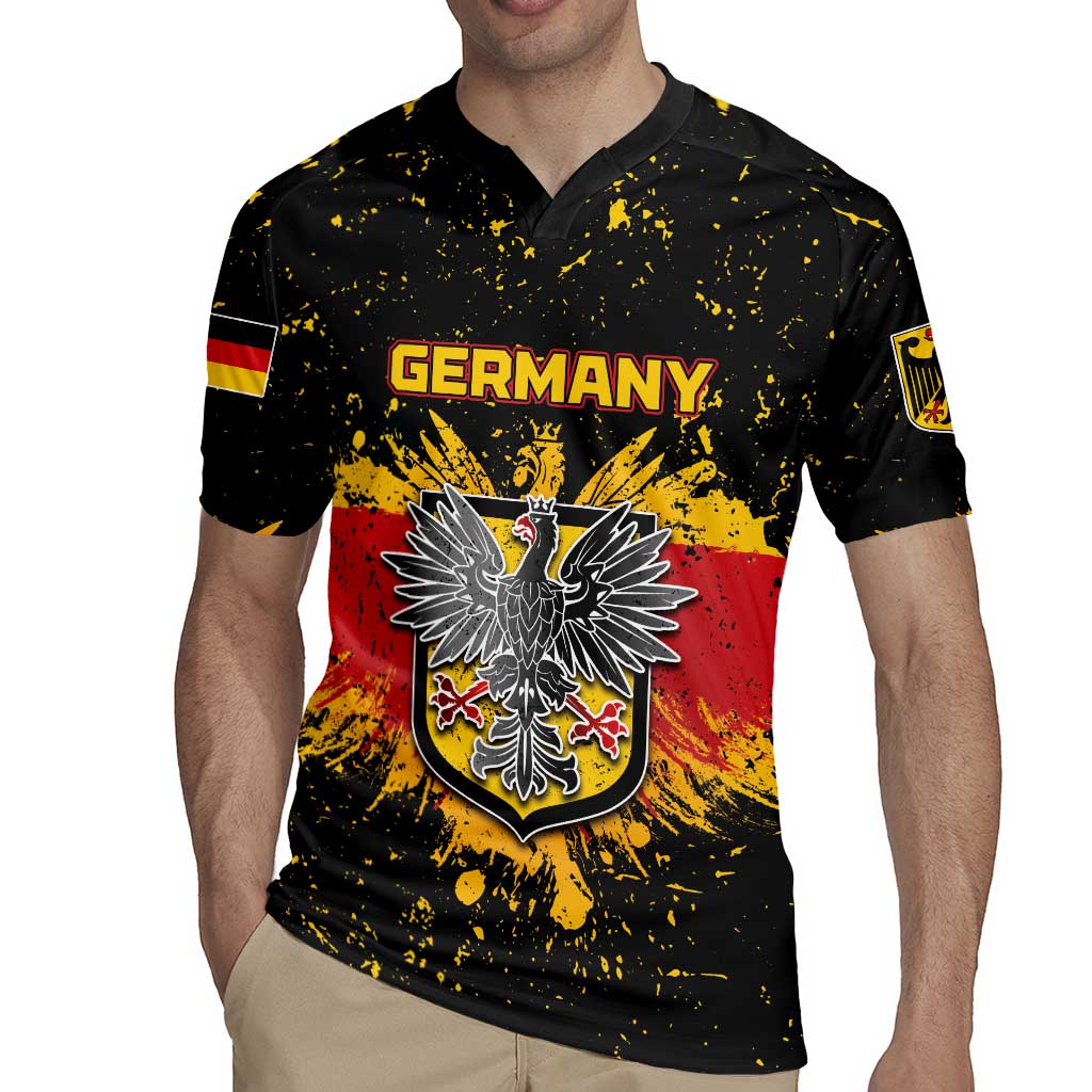 Personalized Germany Rugby Jersey Bundeswappen Art Symbol - Wonder Print Shop