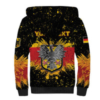 Personalized Germany Sherpa Hoodie Bundeswappen Art Symbol - Wonder Print Shop