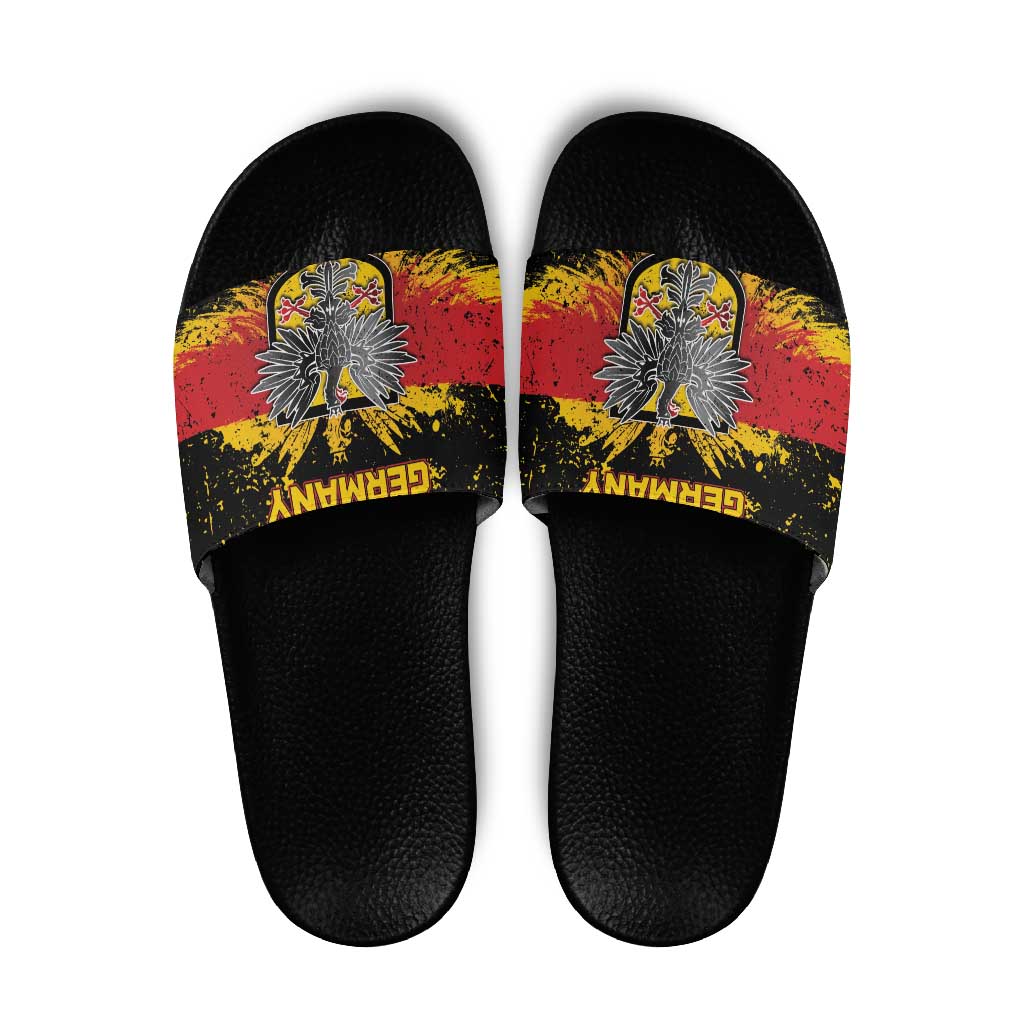 Germany Slide Sandals Bundeswappen Art Symbol - Wonder Print Shop