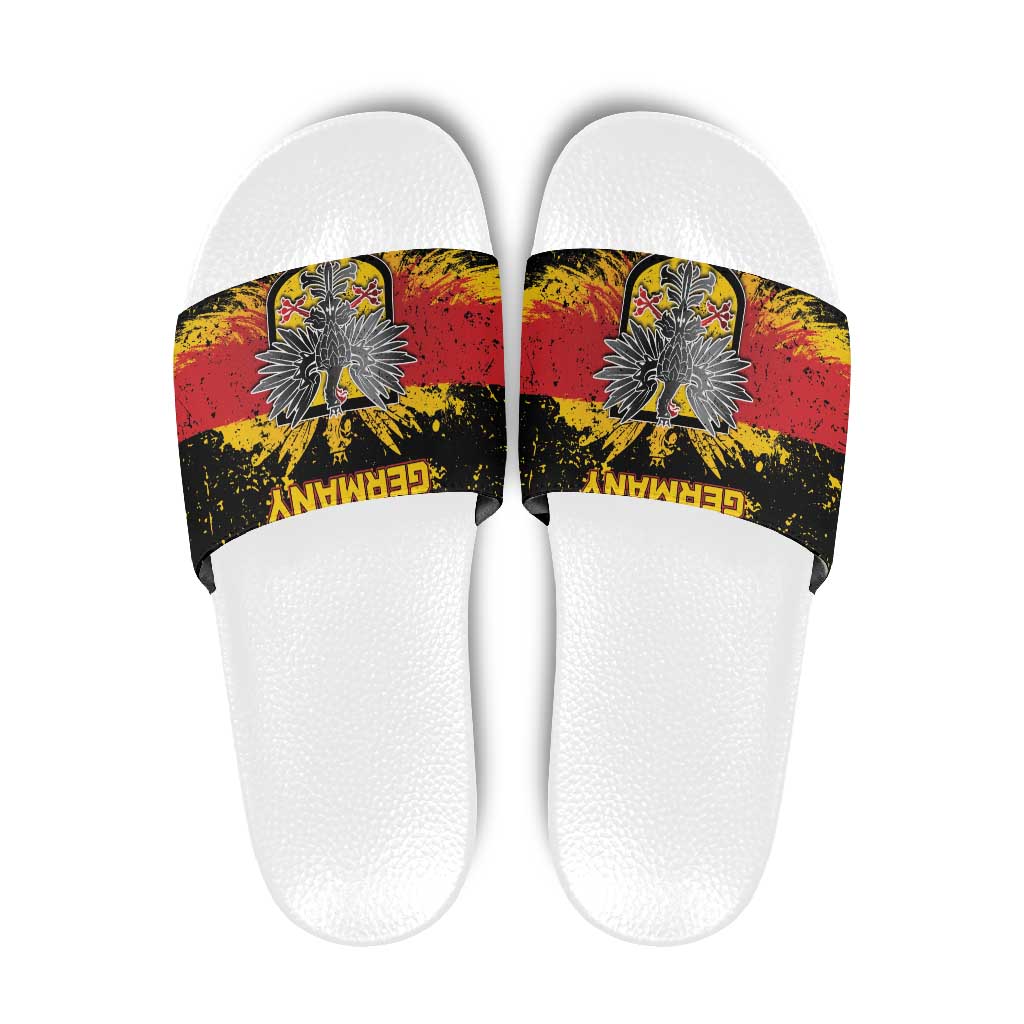 Germany Slide Sandals Bundeswappen Art Symbol - Wonder Print Shop