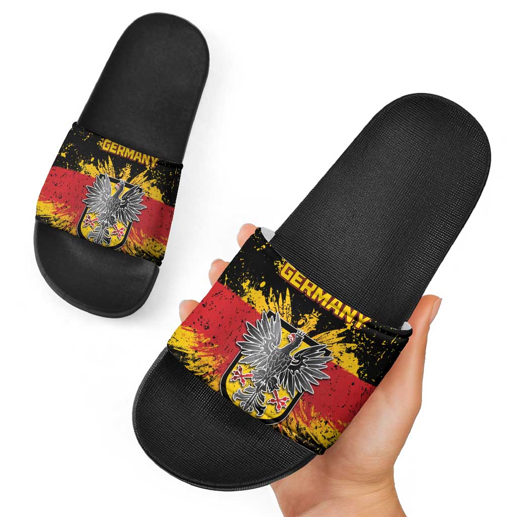 Germany Slide Sandals Bundeswappen Art Symbol - Wonder Print Shop