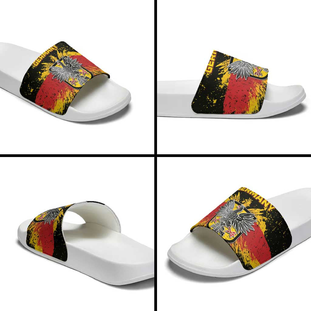Germany Slide Sandals Bundeswappen Art Symbol - Wonder Print Shop