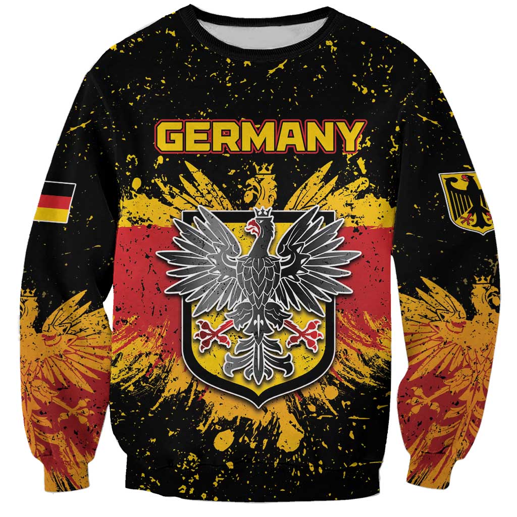 Personalized Germany Sweatshirt Bundeswappen Art Symbol - Wonder Print Shop