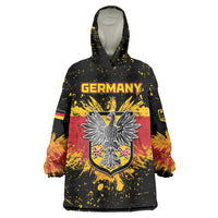 Personalized Germany Wearable Blanket Hoodie Bundeswappen Art Symbol - Wonder Print Shop