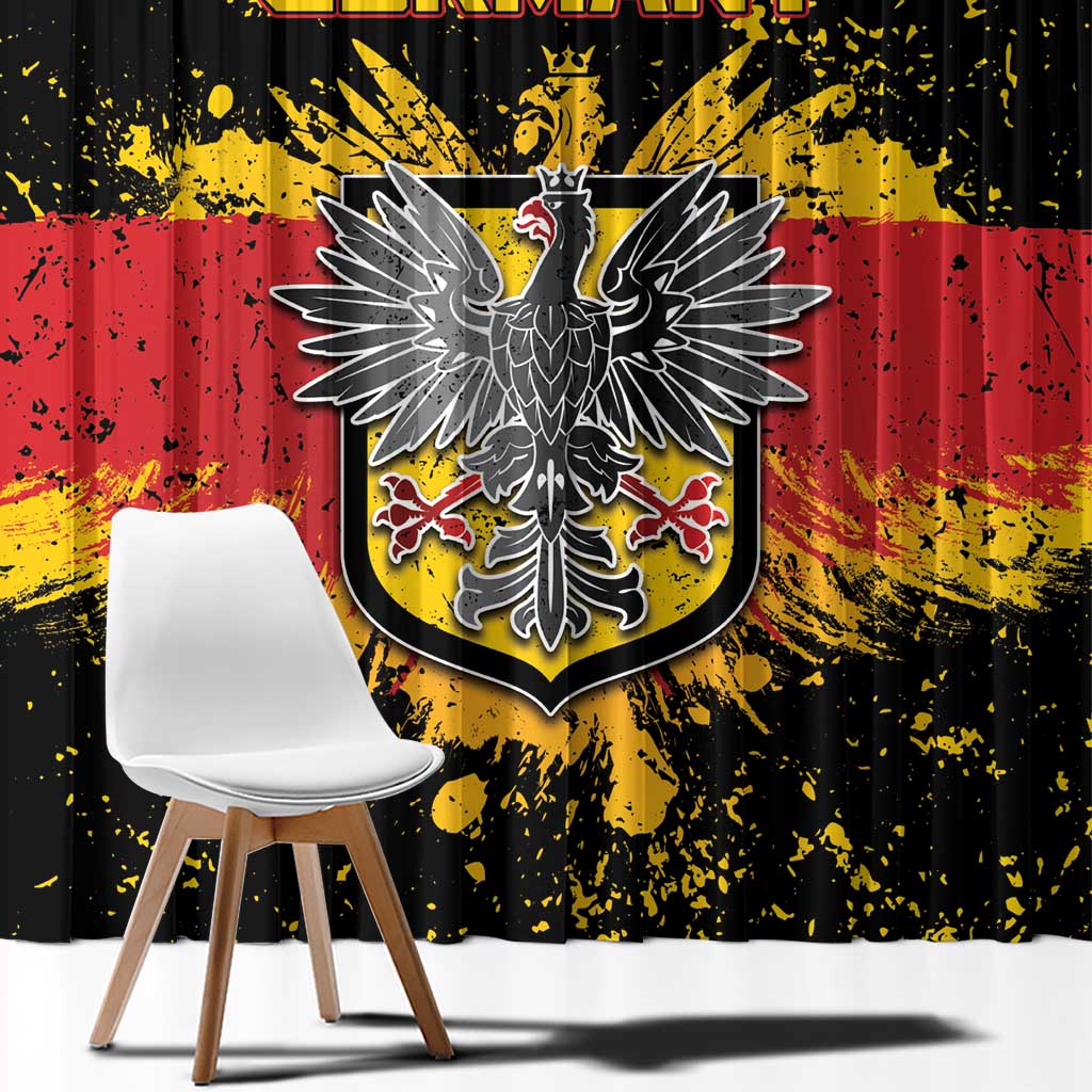 Germany Window Curtain Bundeswappen Art Symbol - Wonder Print Shop