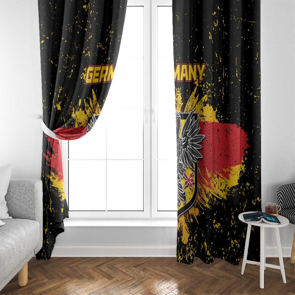 Germany Window Curtain Bundeswappen Art Symbol - Wonder Print Shop