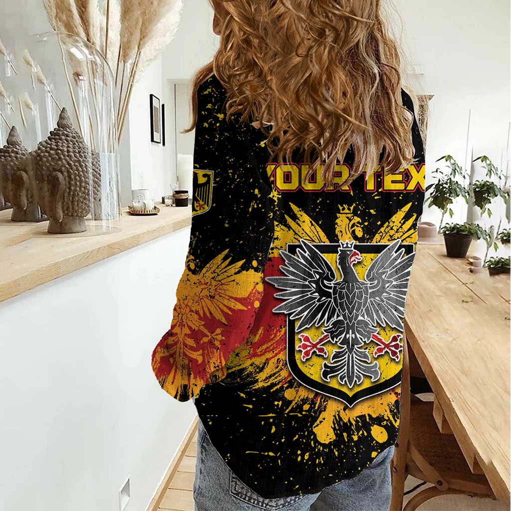 Personalized Germany Women Casual Shirt Bundeswappen Art Symbol - Wonder Print Shop