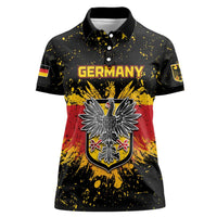 Personalized Germany Women Polo Shirt Bundeswappen Art Symbol - Wonder Print Shop