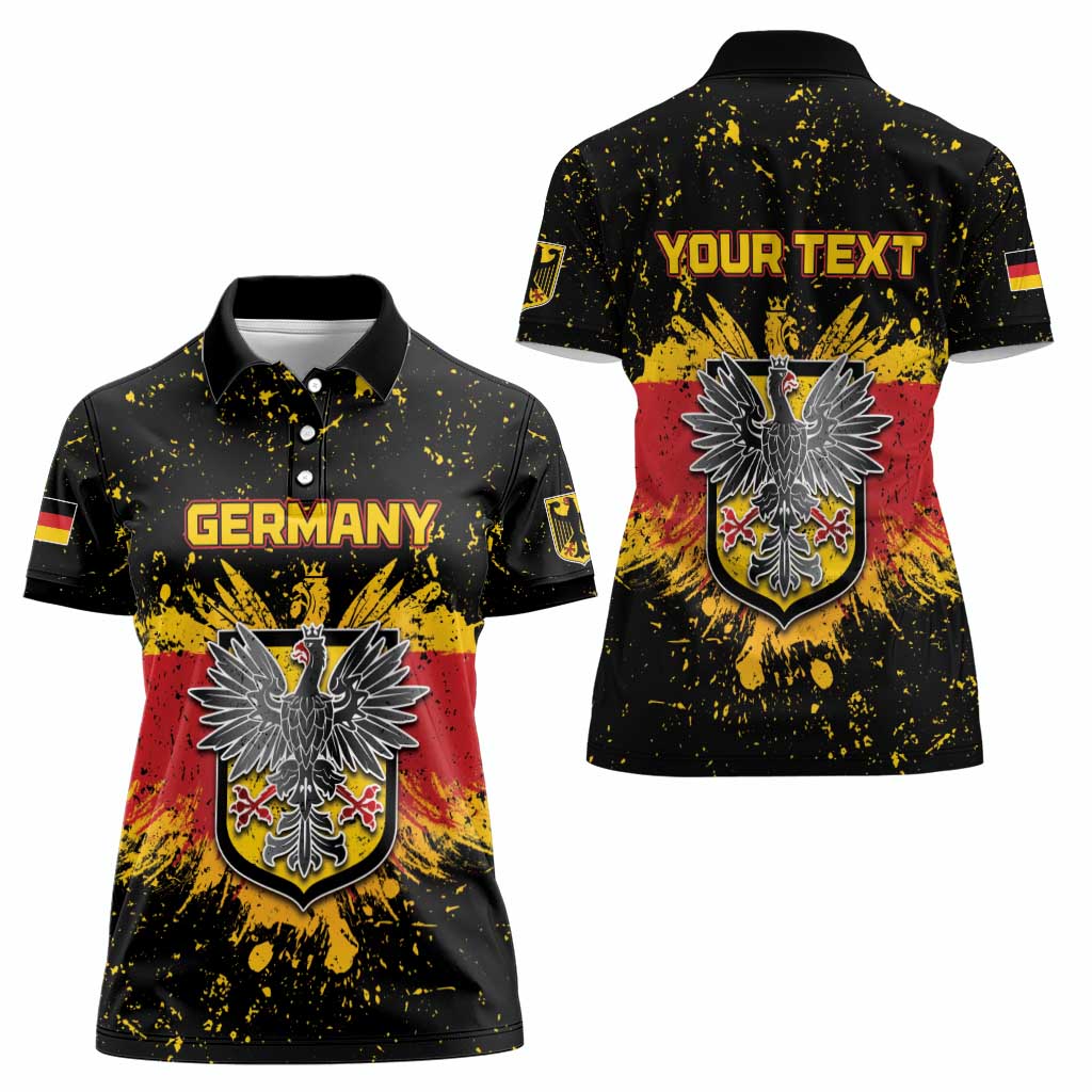 Personalized Germany Women Polo Shirt Bundeswappen Art Symbol - Wonder Print Shop