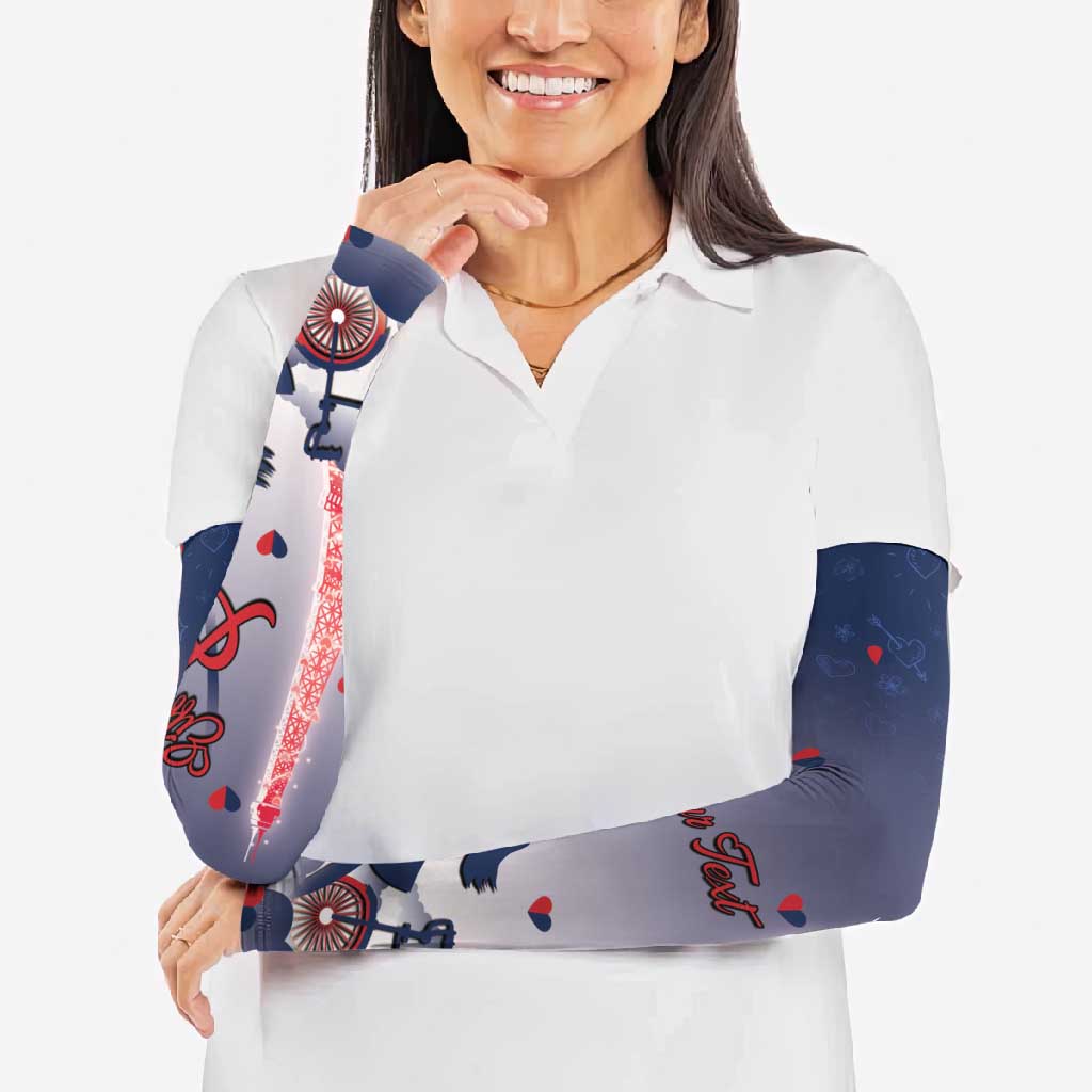 France Arm Sleeves Eiffel For Him - Wonder Print Shop
