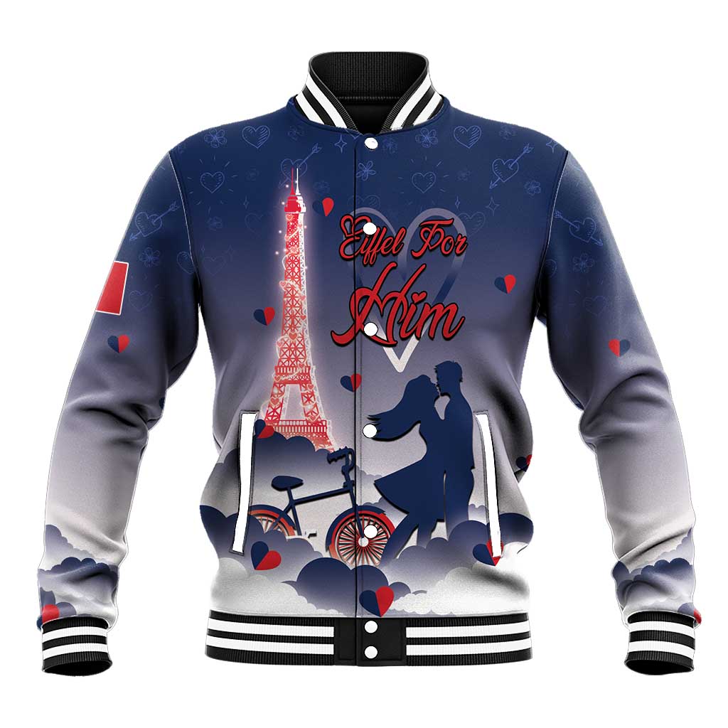 Personalized France Baseball Jacket Eiffel For Him - Wonder Print Shop