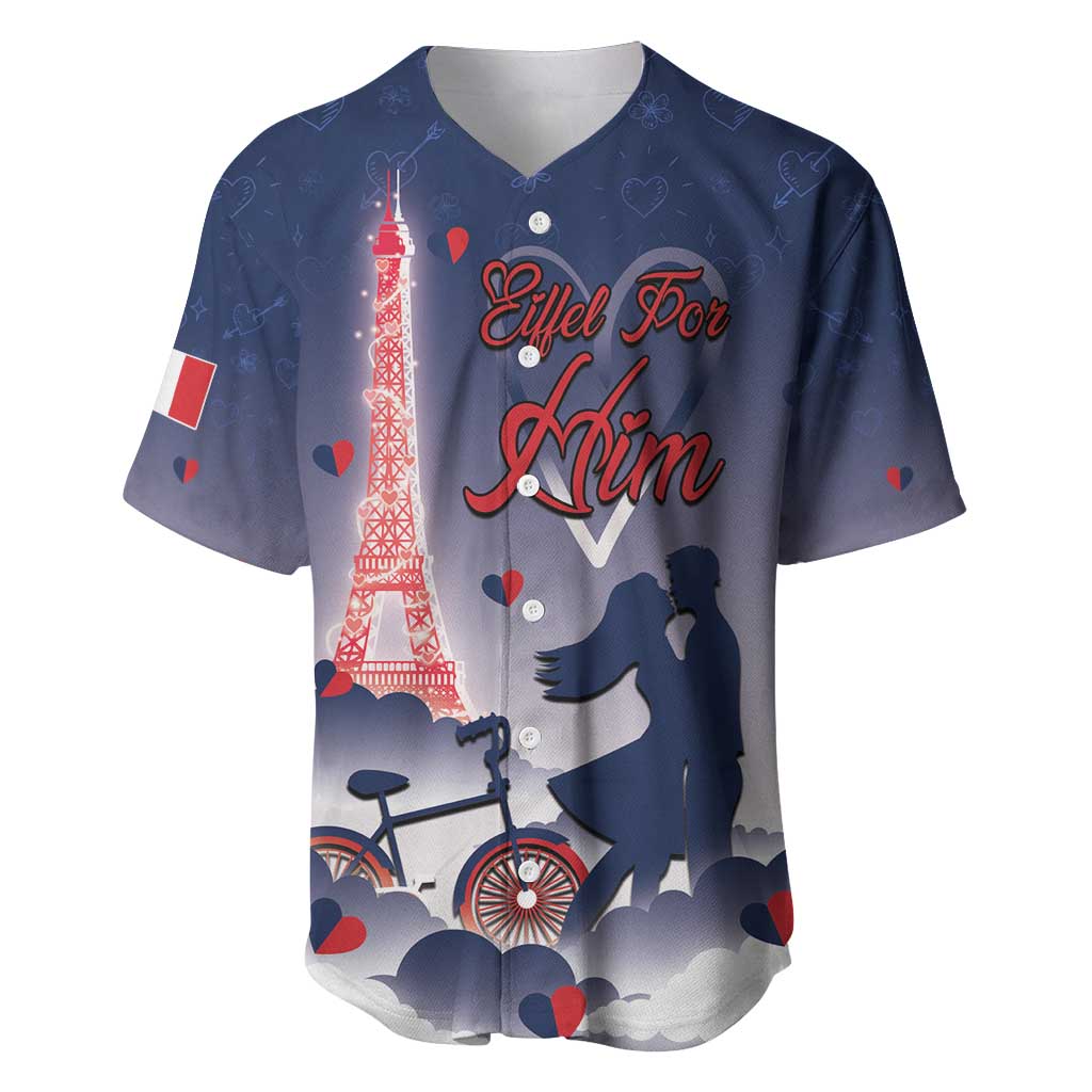 Personalized France Baseball Jersey Eiffel For Him - Wonder Print Shop