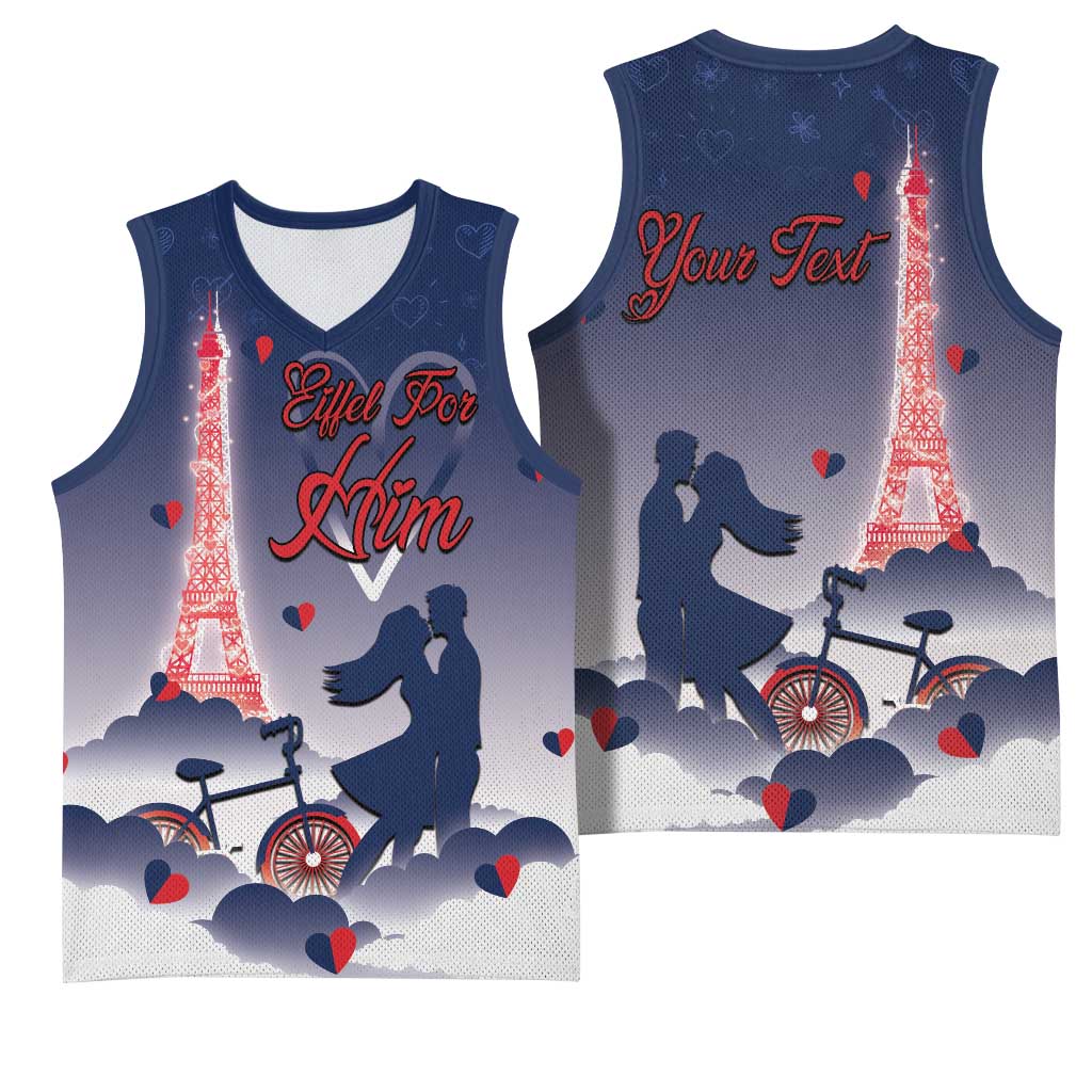 Personalized France Basketball Jersey Eiffel For Him - Wonder Print Shop